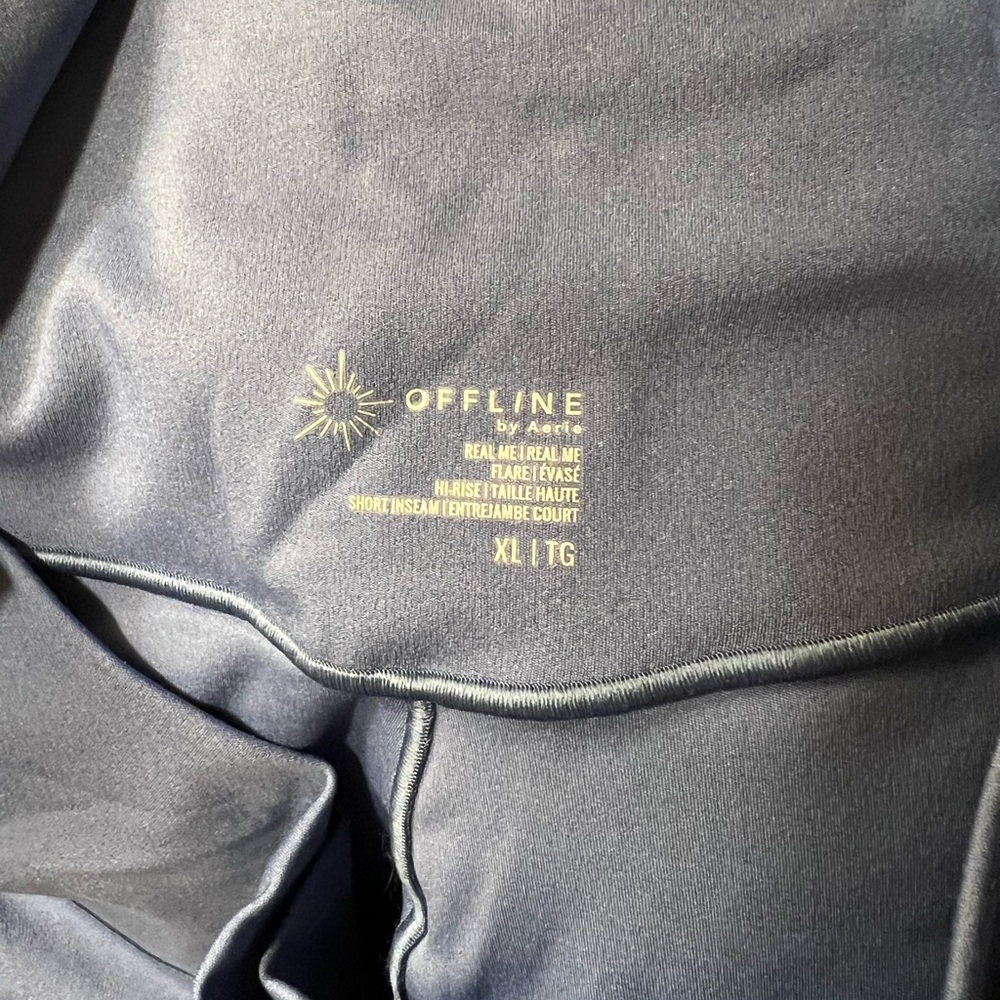 Aerie Blue Leggings XL - Picture 2 of 2